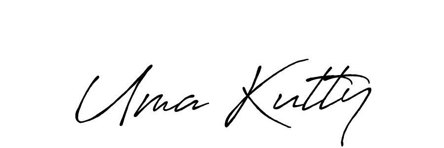 It looks lik you need a new signature style for name Uma Kutty. Design unique handwritten (Antro_Vectra_Bolder) signature with our free signature maker in just a few clicks. Uma Kutty signature style 7 images and pictures png