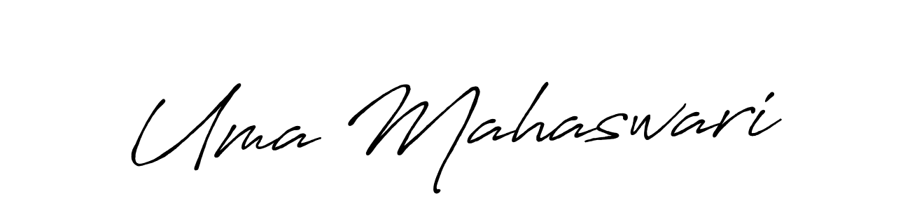 You should practise on your own different ways (Antro_Vectra_Bolder) to write your name (Uma Mahaswari) in signature. don't let someone else do it for you. Uma Mahaswari signature style 7 images and pictures png