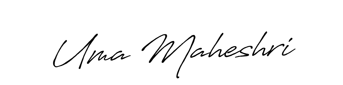 It looks lik you need a new signature style for name Uma Maheshri. Design unique handwritten (Antro_Vectra_Bolder) signature with our free signature maker in just a few clicks. Uma Maheshri signature style 7 images and pictures png