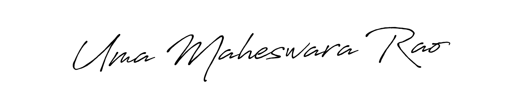 Also You can easily find your signature by using the search form. We will create Uma Maheswara Rao name handwritten signature images for you free of cost using Antro_Vectra_Bolder sign style. Uma Maheswara Rao signature style 7 images and pictures png