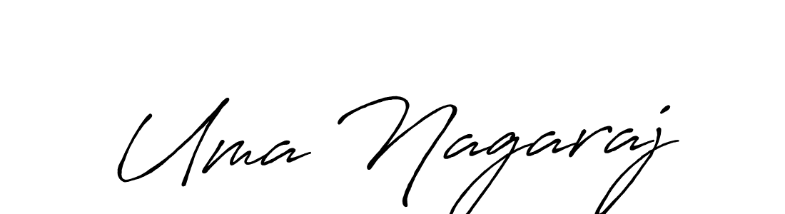 Uma Nagaraj stylish signature style. Best Handwritten Sign (Antro_Vectra_Bolder) for my name. Handwritten Signature Collection Ideas for my name Uma Nagaraj. Uma Nagaraj signature style 7 images and pictures png