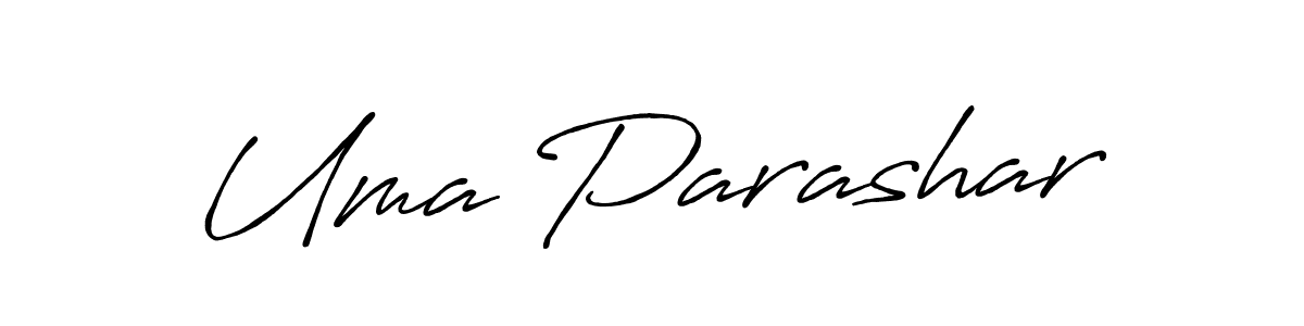How to make Uma Parashar signature? Antro_Vectra_Bolder is a professional autograph style. Create handwritten signature for Uma Parashar name. Uma Parashar signature style 7 images and pictures png