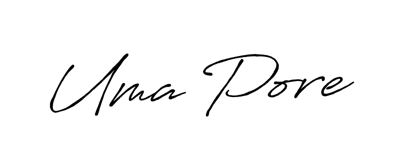 Also You can easily find your signature by using the search form. We will create Uma Pore name handwritten signature images for you free of cost using Antro_Vectra_Bolder sign style. Uma Pore signature style 7 images and pictures png