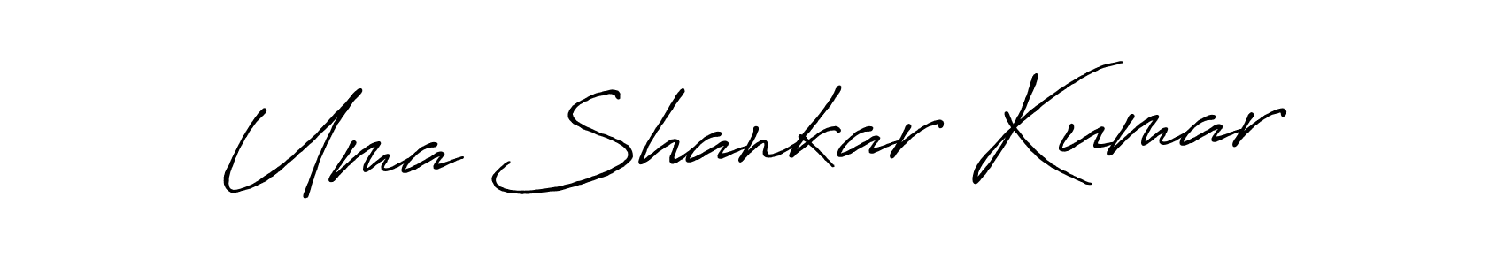 Use a signature maker to create a handwritten signature online. With this signature software, you can design (Antro_Vectra_Bolder) your own signature for name Uma Shankar Kumar. Uma Shankar Kumar signature style 7 images and pictures png