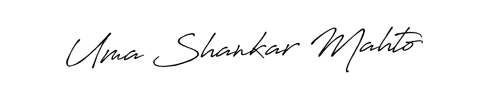 if you are searching for the best signature style for your name Uma Shankar Mahto. so please give up your signature search. here we have designed multiple signature styles  using Antro_Vectra_Bolder. Uma Shankar Mahto signature style 7 images and pictures png