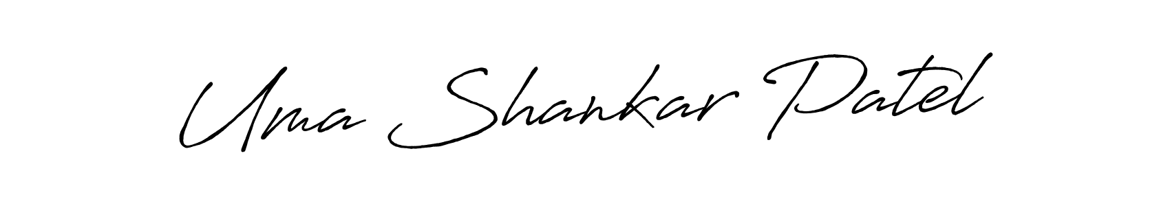 Design your own signature with our free online signature maker. With this signature software, you can create a handwritten (Antro_Vectra_Bolder) signature for name Uma Shankar Patel. Uma Shankar Patel signature style 7 images and pictures png