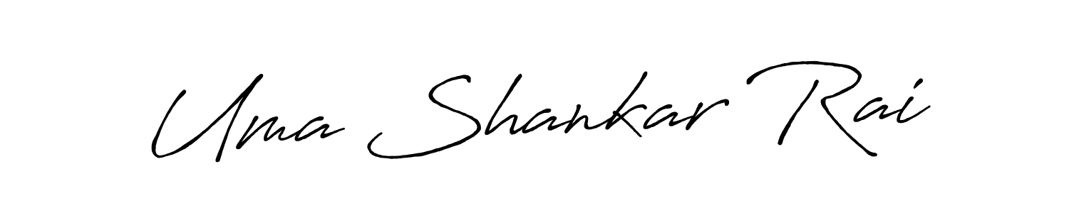Design your own signature with our free online signature maker. With this signature software, you can create a handwritten (Antro_Vectra_Bolder) signature for name Uma Shankar Rai. Uma Shankar Rai signature style 7 images and pictures png