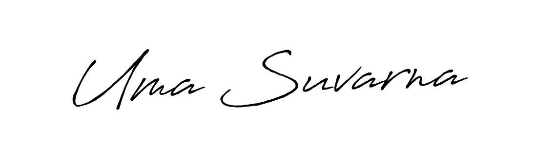 Also You can easily find your signature by using the search form. We will create Uma Suvarna name handwritten signature images for you free of cost using Antro_Vectra_Bolder sign style. Uma Suvarna signature style 7 images and pictures png