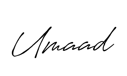 Also You can easily find your signature by using the search form. We will create Umaad name handwritten signature images for you free of cost using Antro_Vectra_Bolder sign style. Umaad signature style 7 images and pictures png