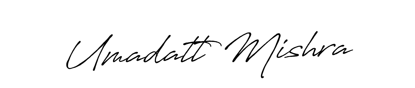 How to make Umadatt Mishra signature? Antro_Vectra_Bolder is a professional autograph style. Create handwritten signature for Umadatt Mishra name. Umadatt Mishra signature style 7 images and pictures png