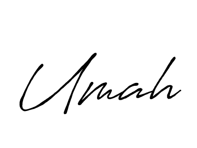 Also we have Umah name is the best signature style. Create professional handwritten signature collection using Antro_Vectra_Bolder autograph style. Umah signature style 7 images and pictures png