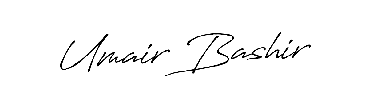 Also You can easily find your signature by using the search form. We will create Umair Bashir name handwritten signature images for you free of cost using Antro_Vectra_Bolder sign style. Umair Bashir signature style 7 images and pictures png