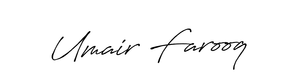 Use a signature maker to create a handwritten signature online. With this signature software, you can design (Antro_Vectra_Bolder) your own signature for name Umair Farooq. Umair Farooq signature style 7 images and pictures png