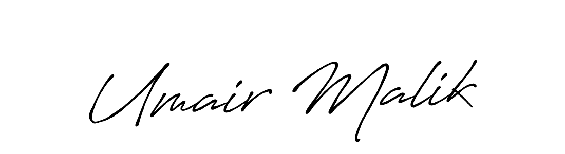 It looks lik you need a new signature style for name Umair Malik. Design unique handwritten (Antro_Vectra_Bolder) signature with our free signature maker in just a few clicks. Umair Malik signature style 7 images and pictures png