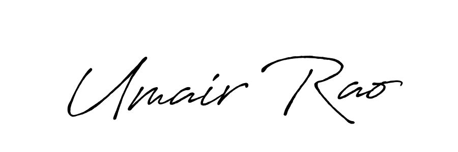 Once you've used our free online signature maker to create your best signature Antro_Vectra_Bolder style, it's time to enjoy all of the benefits that Umair Rao name signing documents. Umair Rao signature style 7 images and pictures png