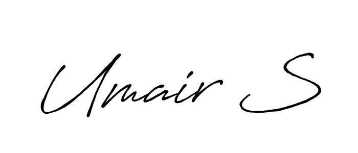 You can use this online signature creator to create a handwritten signature for the name Umair S. This is the best online autograph maker. Umair S signature style 7 images and pictures png