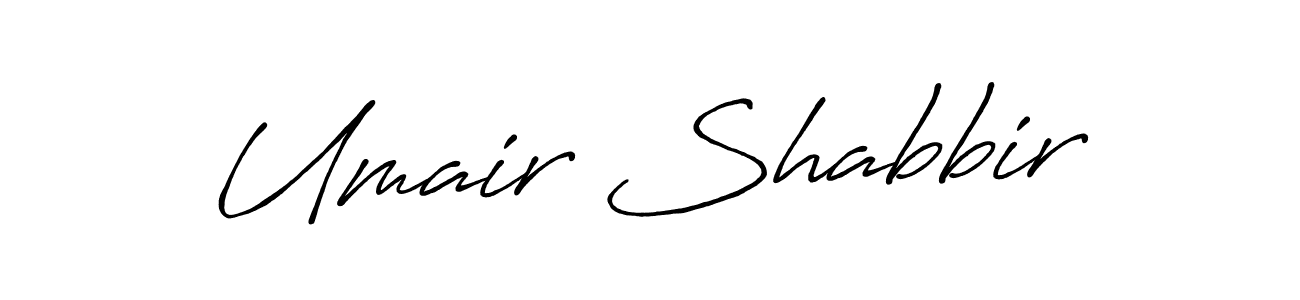 Use a signature maker to create a handwritten signature online. With this signature software, you can design (Antro_Vectra_Bolder) your own signature for name Umair Shabbir. Umair Shabbir signature style 7 images and pictures png