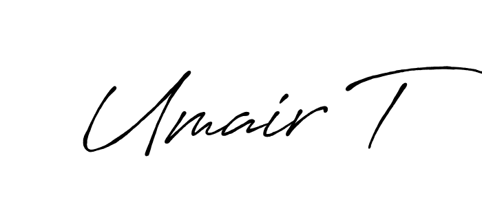 Check out images of Autograph of Umair T name. Actor Umair T Signature Style. Antro_Vectra_Bolder is a professional sign style online. Umair T signature style 7 images and pictures png