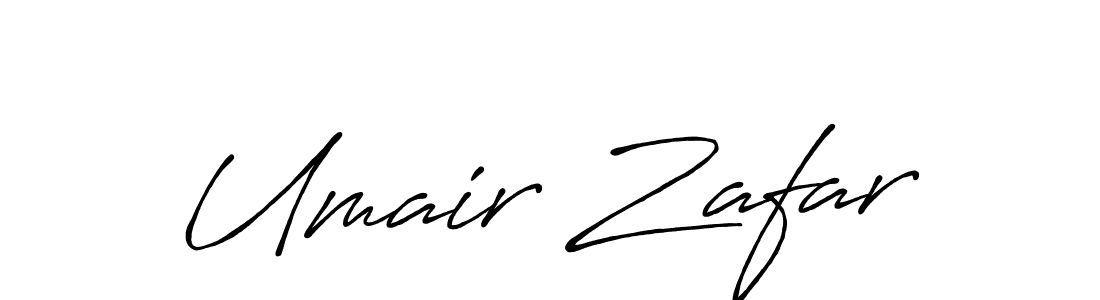 Design your own signature with our free online signature maker. With this signature software, you can create a handwritten (Antro_Vectra_Bolder) signature for name Umair Zafar. Umair Zafar signature style 7 images and pictures png