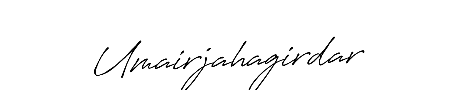 Make a short Umairjahagirdar signature style. Manage your documents anywhere anytime using Antro_Vectra_Bolder. Create and add eSignatures, submit forms, share and send files easily. Umairjahagirdar signature style 7 images and pictures png