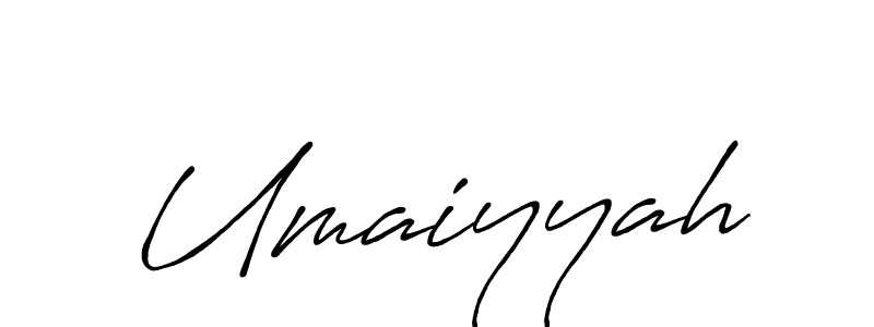 Create a beautiful signature design for name Umaiyyah. With this signature (Antro_Vectra_Bolder) fonts, you can make a handwritten signature for free. Umaiyyah signature style 7 images and pictures png