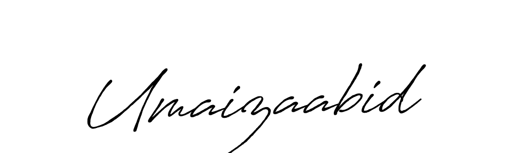 Use a signature maker to create a handwritten signature online. With this signature software, you can design (Antro_Vectra_Bolder) your own signature for name Umaizaabid. Umaizaabid signature style 7 images and pictures png
