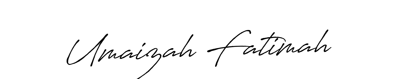 Make a beautiful signature design for name Umaizah Fatimah. Use this online signature maker to create a handwritten signature for free. Umaizah Fatimah signature style 7 images and pictures png