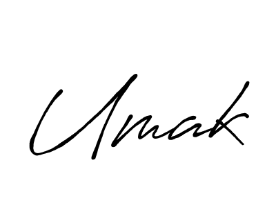 How to make Umak name signature. Use Antro_Vectra_Bolder style for creating short signs online. This is the latest handwritten sign. Umak signature style 7 images and pictures png