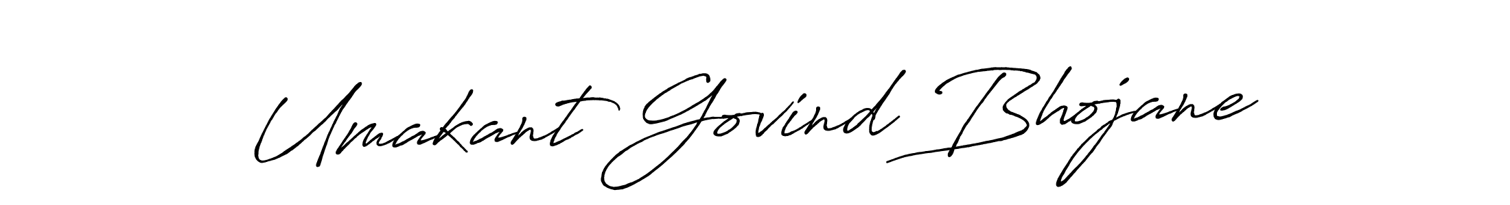 Also we have Umakant Govind Bhojane name is the best signature style. Create professional handwritten signature collection using Antro_Vectra_Bolder autograph style. Umakant Govind Bhojane signature style 7 images and pictures png