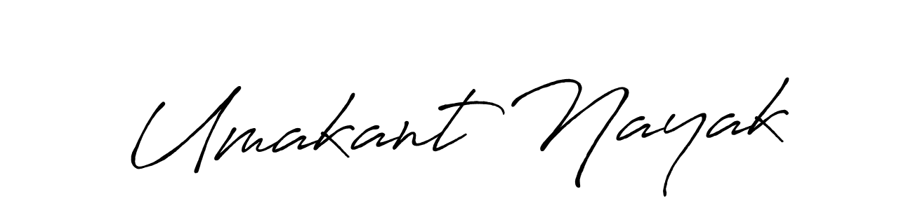 Also we have Umakant Nayak name is the best signature style. Create professional handwritten signature collection using Antro_Vectra_Bolder autograph style. Umakant Nayak signature style 7 images and pictures png