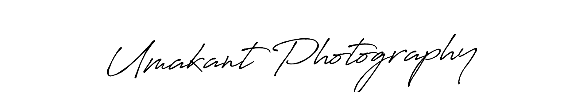 Umakant Photography stylish signature style. Best Handwritten Sign (Antro_Vectra_Bolder) for my name. Handwritten Signature Collection Ideas for my name Umakant Photography. Umakant Photography signature style 7 images and pictures png