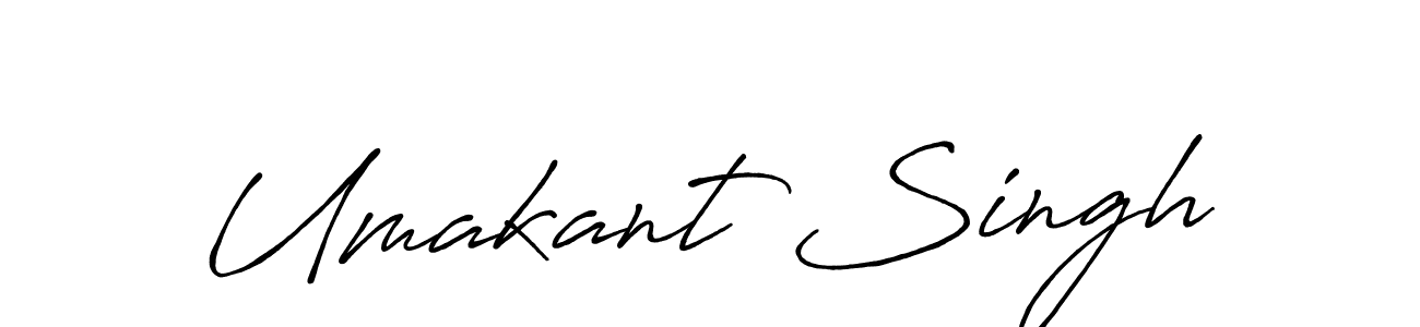 Make a beautiful signature design for name Umakant Singh. With this signature (Antro_Vectra_Bolder) style, you can create a handwritten signature for free. Umakant Singh signature style 7 images and pictures png