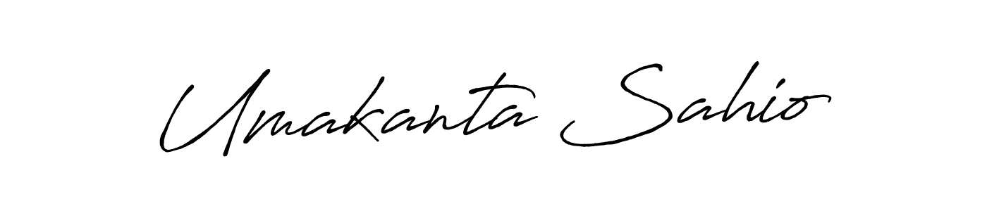 Also we have Umakanta Sahio name is the best signature style. Create professional handwritten signature collection using Antro_Vectra_Bolder autograph style. Umakanta Sahio signature style 7 images and pictures png