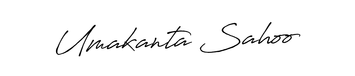 Also we have Umakanta Sahoo name is the best signature style. Create professional handwritten signature collection using Antro_Vectra_Bolder autograph style. Umakanta Sahoo signature style 7 images and pictures png