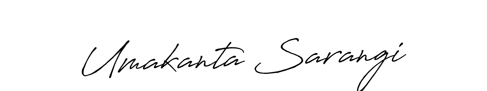 Also we have Umakanta Sarangi name is the best signature style. Create professional handwritten signature collection using Antro_Vectra_Bolder autograph style. Umakanta Sarangi signature style 7 images and pictures png