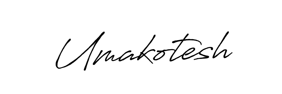 Design your own signature with our free online signature maker. With this signature software, you can create a handwritten (Antro_Vectra_Bolder) signature for name Umakotesh. Umakotesh signature style 7 images and pictures png