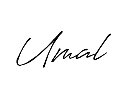 How to make Umal signature? Antro_Vectra_Bolder is a professional autograph style. Create handwritten signature for Umal name. Umal signature style 7 images and pictures png