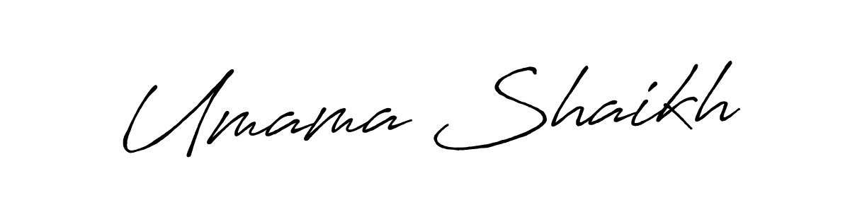 Also You can easily find your signature by using the search form. We will create Umama Shaikh name handwritten signature images for you free of cost using Antro_Vectra_Bolder sign style. Umama Shaikh signature style 7 images and pictures png