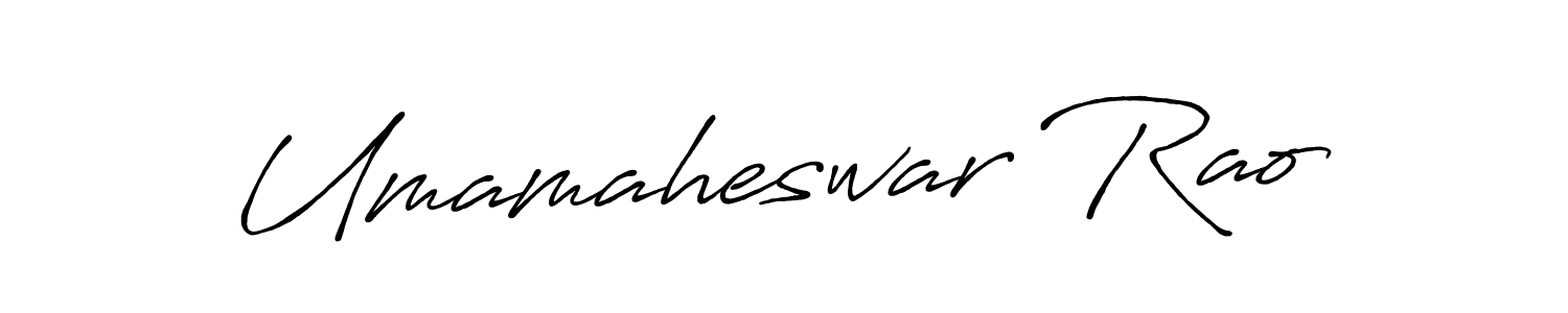 Also we have Umamaheswar Rao name is the best signature style. Create professional handwritten signature collection using Antro_Vectra_Bolder autograph style. Umamaheswar Rao signature style 7 images and pictures png