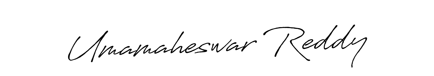 Use a signature maker to create a handwritten signature online. With this signature software, you can design (Antro_Vectra_Bolder) your own signature for name Umamaheswar Reddy. Umamaheswar Reddy signature style 7 images and pictures png