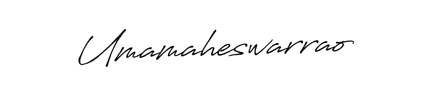 Make a beautiful signature design for name Umamaheswarrao. With this signature (Antro_Vectra_Bolder) style, you can create a handwritten signature for free. Umamaheswarrao signature style 7 images and pictures png