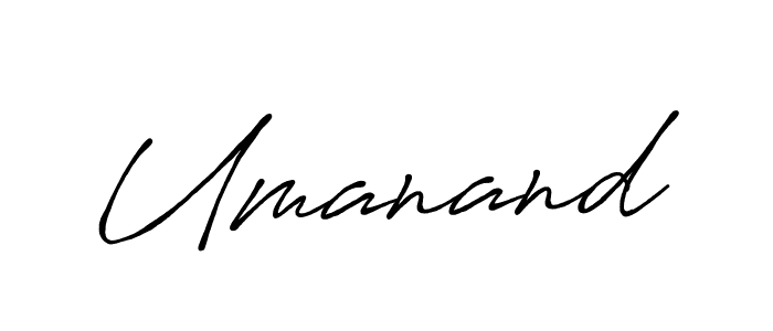 You can use this online signature creator to create a handwritten signature for the name Umanand. This is the best online autograph maker. Umanand signature style 7 images and pictures png