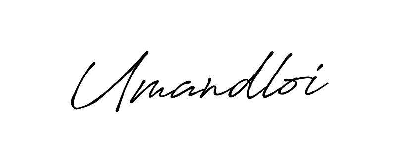 if you are searching for the best signature style for your name Umandloi. so please give up your signature search. here we have designed multiple signature styles  using Antro_Vectra_Bolder. Umandloi signature style 7 images and pictures png