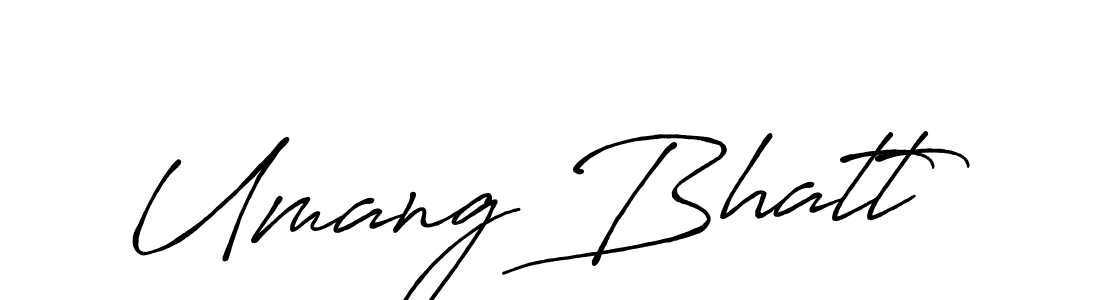 This is the best signature style for the Umang Bhatt name. Also you like these signature font (Antro_Vectra_Bolder). Mix name signature. Umang Bhatt signature style 7 images and pictures png