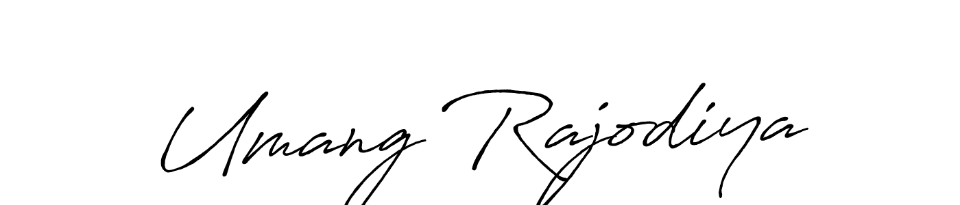 This is the best signature style for the Umang Rajodiya name. Also you like these signature font (Antro_Vectra_Bolder). Mix name signature. Umang Rajodiya signature style 7 images and pictures png