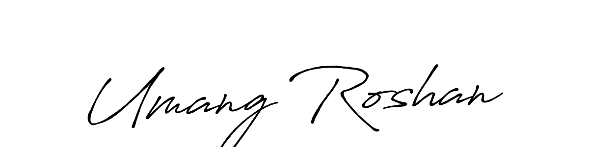 Here are the top 10 professional signature styles for the name Umang Roshan. These are the best autograph styles you can use for your name. Umang Roshan signature style 7 images and pictures png