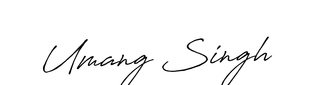 Antro_Vectra_Bolder is a professional signature style that is perfect for those who want to add a touch of class to their signature. It is also a great choice for those who want to make their signature more unique. Get Umang Singh name to fancy signature for free. Umang Singh signature style 7 images and pictures png