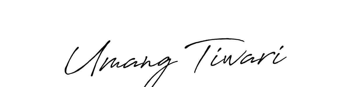 How to Draw Umang Tiwari signature style? Antro_Vectra_Bolder is a latest design signature styles for name Umang Tiwari. Umang Tiwari signature style 7 images and pictures png