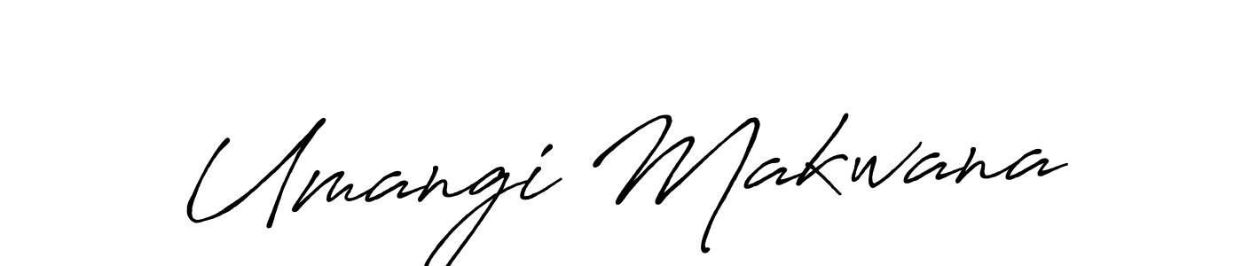 Use a signature maker to create a handwritten signature online. With this signature software, you can design (Antro_Vectra_Bolder) your own signature for name Umangi Makwana. Umangi Makwana signature style 7 images and pictures png