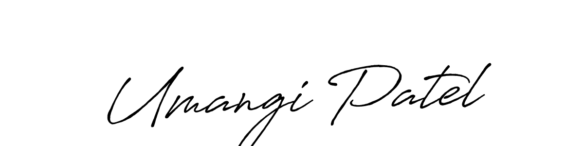 Make a beautiful signature design for name Umangi Patel. Use this online signature maker to create a handwritten signature for free. Umangi Patel signature style 7 images and pictures png